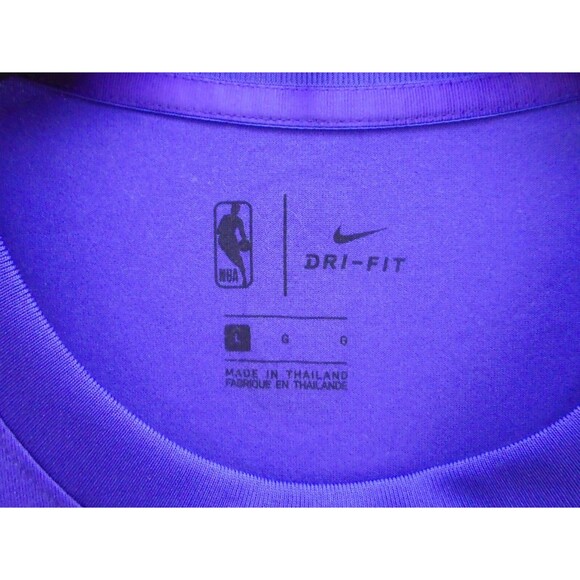 Nike Los Angeles Lakers NBA Authentics Long Sleeve Jersey Shirt Men's Size L - Picture 6 of 8